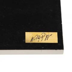 Willy Rizzo Willy Rizzo Trays Stainless Steel Brass Signed - 3670657