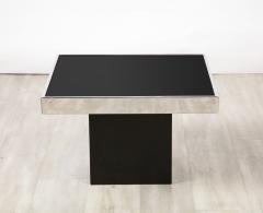 Willy Rizzo Willy Rizzo for Cidue Chrome and Glass Coffee Side Table Italy circa 1970 - 3362093