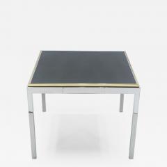 Willy Rizzo Willy Rizzo lacquered chrome brass Flaminia game table 1970s - 1331731