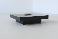 Willy Rizzo Willy Rizzo model TRV bar coffee table in black Belgium 1970 - 4070800