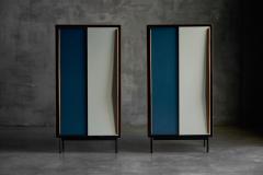 Willy Van der Meeren Modernist Wardrobes by Willy Van Der Meeren for Tubax Belguim 1950s - 4431543