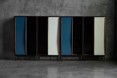Willy Van der Meeren Modernist Wardrobes by Willy Van Der Meeren for Tubax Belguim 1950s - 4431545