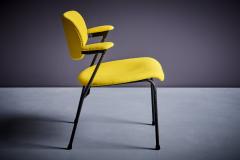 Willy Van der Meeren Willy van der Meeren for Tubax Pair of Lounge Chairs in yellow Belgium 1950s - 3576296