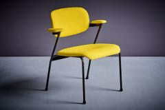 Willy Van der Meeren Willy van der Meeren for Tubax Pair of Lounge Chairs in yellow Belgium 1950s - 3576299