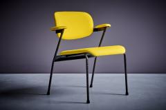 Willy Van der Meeren Willy van der Meeren for Tubax Pair of Lounge Chairs in yellow Belgium 1950s - 3576300