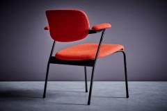 Willy Van der Meeren Willy van der Meeren for Tubax Set of 6 Lounge Chairs in blue red yellow 1950s - 3479560