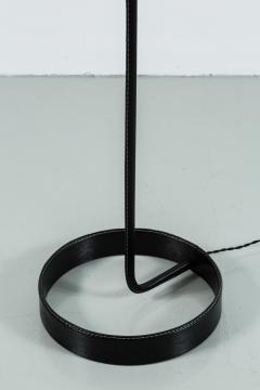 Wilshire Leather Floor Lamp Ebony - 197705