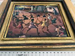 Wilson Bigaud Haitian Surrealism Children in a Swirling Dance - 4742804