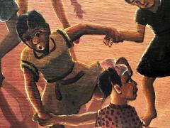 Wilson Bigaud Haitian Surrealism Children in a Swirling Dance - 4742808