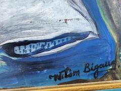 Wilson Bigaud Original Vodou Painting Healing Ceremony - 4599206