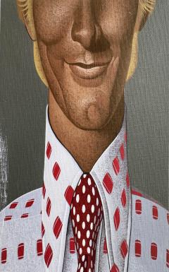 Wilson McLean Groovy 1970s Mens Fashion Gay Interest like Domenico Gnoli - 4366654