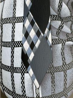 Wilson McLean Groovy 1970s Mens Fashion Gay Interest like Domenico Gnoli - 4366659