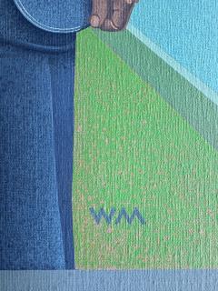 Wilson McLean Surreal Mens Fashion from the Groovy 1970s Dragon Fly Rene Magritte Clouds - 4069033