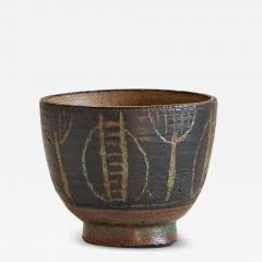 Wim Fiege Mid Century Modernist Studio Pottery Bowl 1950s - 4610074