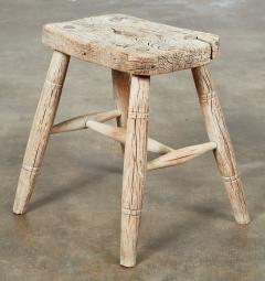 Windsor Stool with Weathered Surface - 4644362