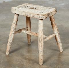 Windsor Stool with Weathered Surface - 4644366