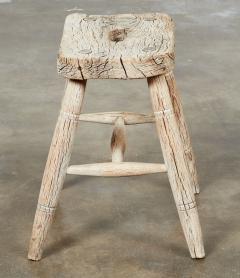 Windsor Stool with Weathered Surface - 4644367