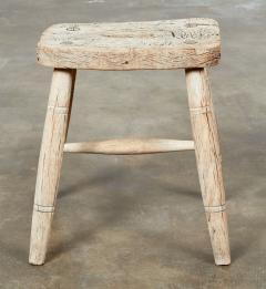 Windsor Stool with Weathered Surface - 4644368
