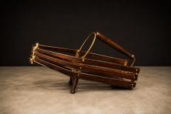 Wine holder in Rosewood Metal Unknown 1960s - 4594261