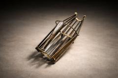 Wine holder in Rosewood Metal Unknown 1960s - 4594267