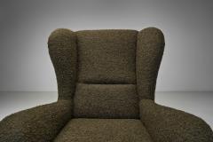 Wingback Armchair with Beech Legs Denmark Second half of the 20th Century - 4433405