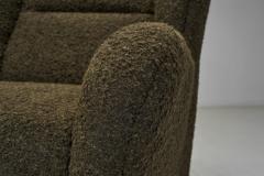 Wingback Armchair with Beech Legs Denmark Second half of the 20th Century - 4433410