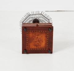 Wirework and Marquetry Birdcage Lantern - 4442914
