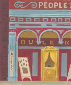 Witold Gordon Witold Gordon Gouache Burlesk Theater  - 1600611