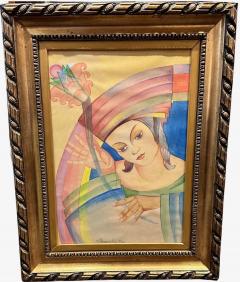 Wladyslaw Rogusk Original Art Deco Portrait by Wladyslaw Roguski Poland 1937 - 3810995