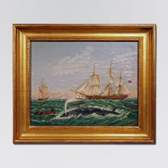 Whaling Scene Danish American School 1859 - 8245