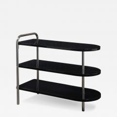 Wolfgang Hoffmann Art Deco Three Tier Bullet Form Side Table Model No 806 by Wolfgang Hoffman - 4351362
