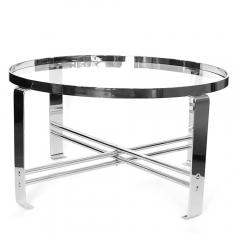 Wolfgang Hoffmann Large Chrome Coffee Table by Wolfgang Hoffmann for Howell Furniture Co  - 184630