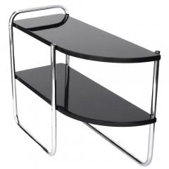 Wolfgang Hoffmann Pair of Streamline Side Tables by Wolfgang Hoffmann for Howell - 3674741