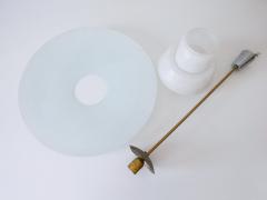 Wolfgang T mpel Rare Mid Century Modern Pendant Lamp by Wolfgang T mpel for Doria Germany 1950s - 3623813