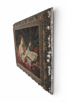 Woman Playing The Lute Tapestry - 3209949