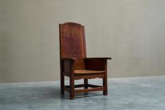 Wonderful Antique Armchair in Solid Oak Europe 19th Century - 4528438