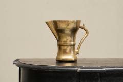 Wonderful Antique Jug in Sand Cast Brass 19th Century - 4582445