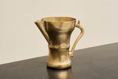 Wonderful Antique Jug in Sand Cast Brass 19th Century - 4582458