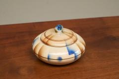 Wonderful Bauhaus Style Lidded Studio Pottery Bowl 1930s - 4677200