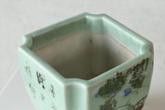 Wonderful Bonsai Pot or Planter in Light Jade Japan Early 20th Century - 4582762
