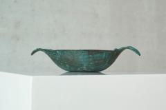Wonderful Bowl in Verdigris Patinated Bronze Early 20th Century - 4608792
