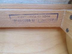 Wonderful Danish Modern Teak Cylindrical Roll Top Sewing Caddy Basket - 1760236