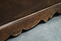 Wonderful Early 18th Century Chest in Oak and Wrought Iron - 4582053