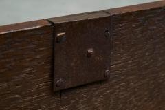 Wonderful Empire Style Chest of Drawers in Oak and Brass The Netherlands 1820s - 4582216