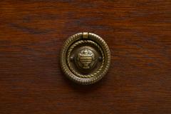 Wonderful Empire Style Chest of Drawers in Oak and Brass The Netherlands 1820s - 4582219