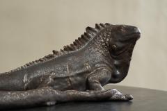 Wonderful Glazed Studio Pottery Iguana 1960s - 4395807