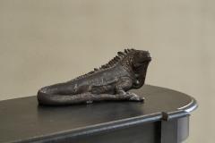 Wonderful Glazed Studio Pottery Iguana 1960s - 4395907