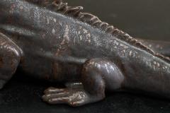Wonderful Glazed Studio Pottery Iguana 1960s - 4395922