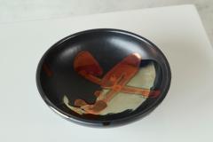 Wonderful Japanese Showa Era Lustre Glazed Studio Pottery Bowl 1960s - 4528559