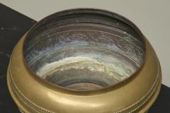 Wonderful Large Cachepot in Patinated Brass Late 19th Century - 4467991